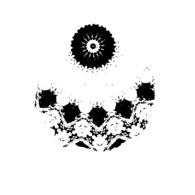 siyah mürekkep fırçası vuruşu. vektör