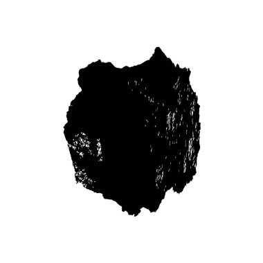 siyah fırça darbesi ve dokusu.