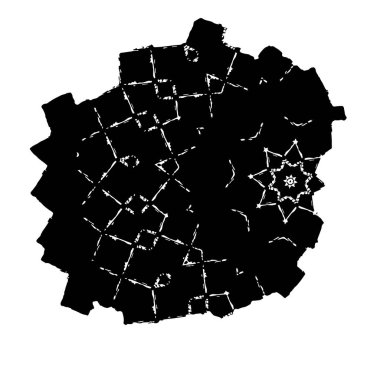 siyah fırça darbesi ve dokusu.