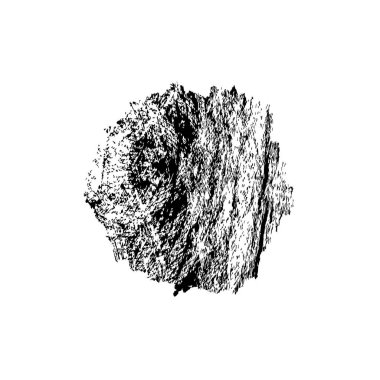 siyah fırça darbesi ve dokusu.