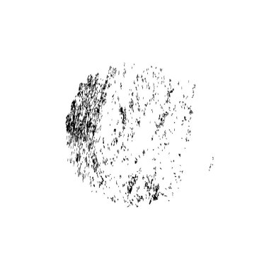 Beyaz arka planda siyah mürekkep fırça sıyrık.