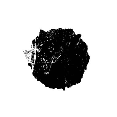 Beyaz arka planda siyah mürekkep fırça sıyrık.