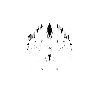 Beyaz arka planda siyah mürekkep fırça sıyrık.