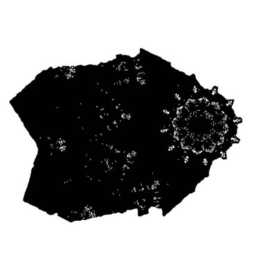 Beyaz arka planda siyah mürekkep fırça sıyrık.