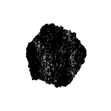 Beyaz arka planda siyah mürekkep fırça sıyrık.