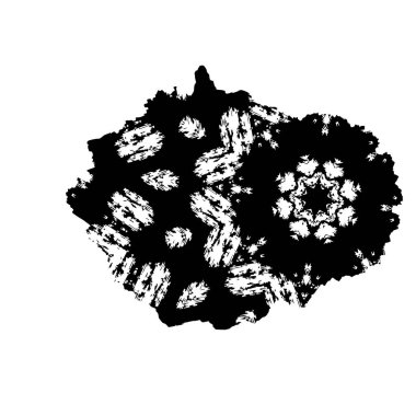 siyah fırça darbesi ve dokusu.