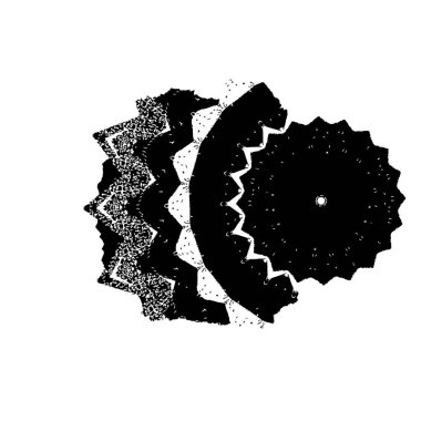 siyah mürekkep fırçası darbesi izole