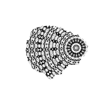 siyah mürekkep fırçası darbesi izole