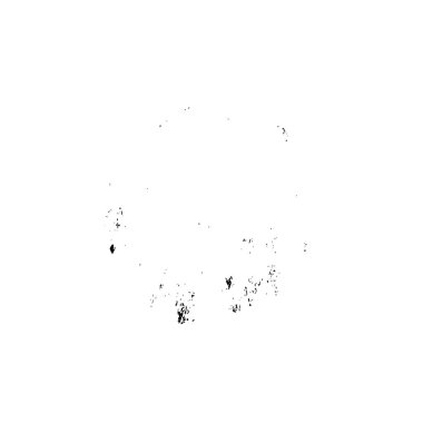 siyah mürekkep fırçası darbesi izole