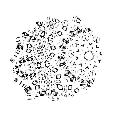 siyah fırça darbesi ve dokusu.