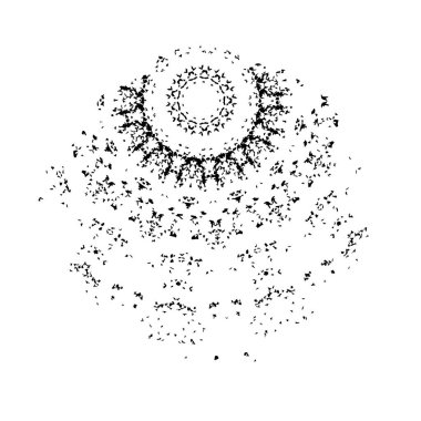 Siyah ve beyaz dokular. monokrom grunge soyut el - boyalı elementler . 