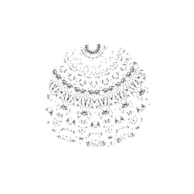 Siyah ve beyaz dokular. monokrom grunge soyut el - boyalı elementler . 