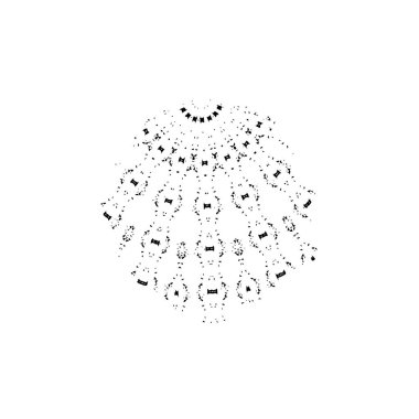 Siyah ve beyaz dokular. monokrom grunge soyut el - boyalı elementler . 