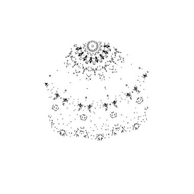 Siyah ve beyaz dokular. monokrom grunge soyut el - boyalı elementler . 