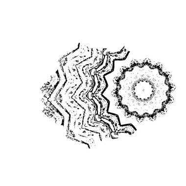 Siyah ve beyaz dokular. monokrom grunge soyut el - boyalı elementler . 