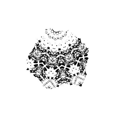 Siyah ve beyaz dokular. monokrom grunge soyut el - boyalı elementler . 