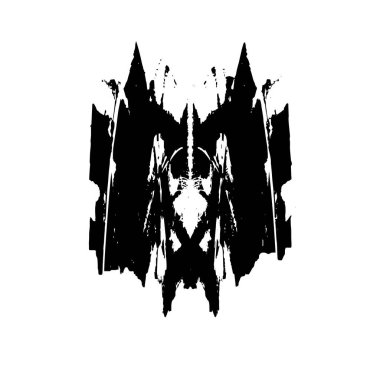 Siyah ve beyaz dokular. monokrom grunge soyut el - boyalı elementler . 