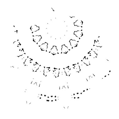 Siyah ve beyaz dokular. monokrom grunge soyut el - boyalı elementler . 