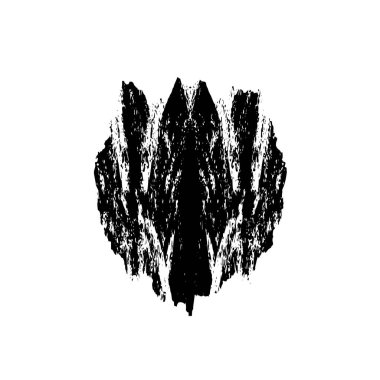 Siyah ve beyaz dokular. monokrom grunge soyut el - boyalı elementler . 