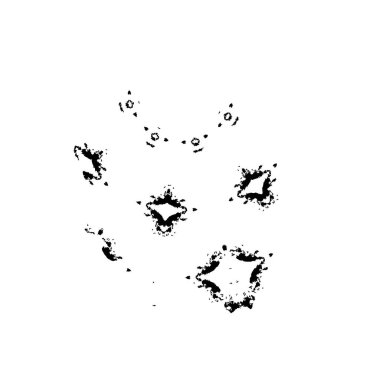 Siyah ve beyaz dokular. monokrom grunge soyut el - boyalı elementler . 