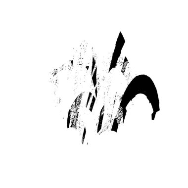 Siyah ve beyaz dokular. monokrom grunge soyut el - boyalı elementler . 