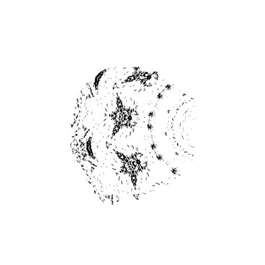 Siyah ve beyaz dokular. monokrom grunge soyut el - boyalı elementler . 