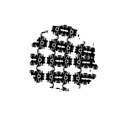 Siyah ve beyaz dokular. monokrom grunge soyut el - boyalı elementler . 