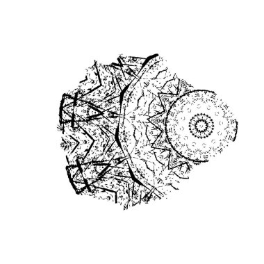 Siyah ve beyaz dokular. monokrom grunge soyut el - boyalı elementler . 