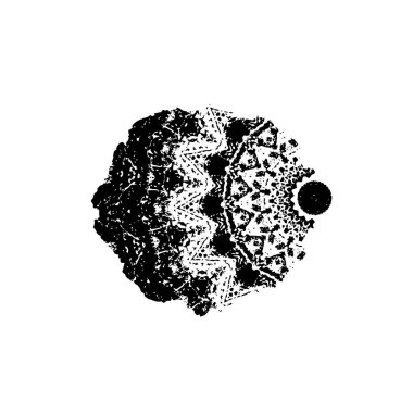 Siyah ve beyaz dokular. monokrom grunge soyut el - boyalı elementler . 