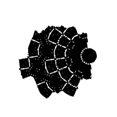 Grunge dokusu. Soyut siyah beyaz arka plan. Tek renkli vintage yüzey        