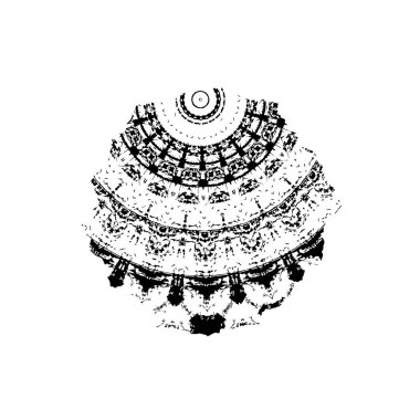 Grunge dokusu. Soyut siyah beyaz arka plan. Tek renkli vintage yüzey        