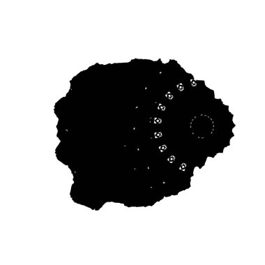 Grunge dokusu. Soyut siyah beyaz arka plan. Tek renkli vintage yüzey        