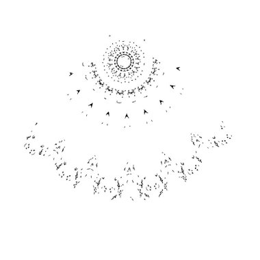 Grunge dokusu. Soyut siyah beyaz arka plan. Tek renkli vintage yüzey        