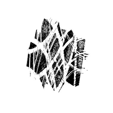 Grunge dokusu. Soyut siyah beyaz arka plan. Tek renkli vintage yüzey        