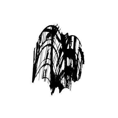 Grunge dokusu. Soyut siyah beyaz arka plan. Tek renkli vintage yüzey        