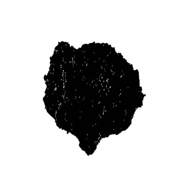 Siyah beyaz desenli, çizik ve lekeli sıkıntılı bir arkaplan. soyut vektör illüstrasyonu.