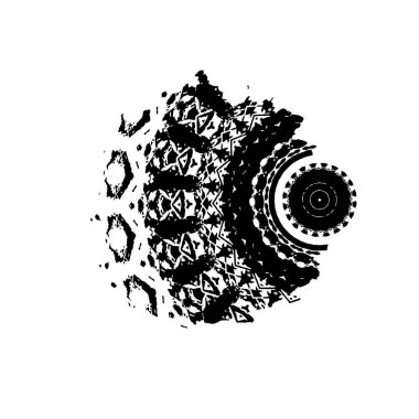 siyah ve beyaz monokrom arkaplan soyut doku 