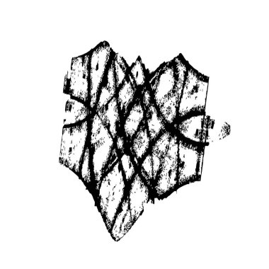 Siyah beyaz desenli, çizik ve lekeli sıkıntılı bir arkaplan. soyut vektör illüstrasyonu.
