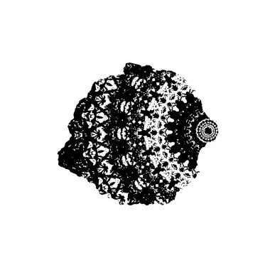 soyut siyah ve beyaz grunge şablonu, vektör illüstrasyonu