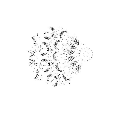 soyut siyah ve beyaz grunge şablonu, vektör illüstrasyonu