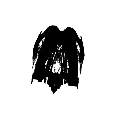 soyut siyah ve beyaz grunge şablonu, vektör illüstrasyonu