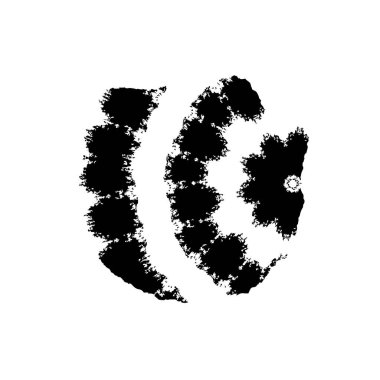 soyut siyah ve beyaz grunge şablonu, vektör illüstrasyonu