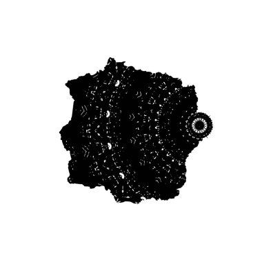 soyut siyah ve beyaz grunge şablonu, vektör illüstrasyonu