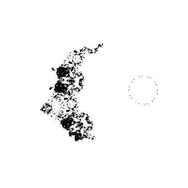 soyut siyah ve beyaz grunge şablonu, vektör illüstrasyonu