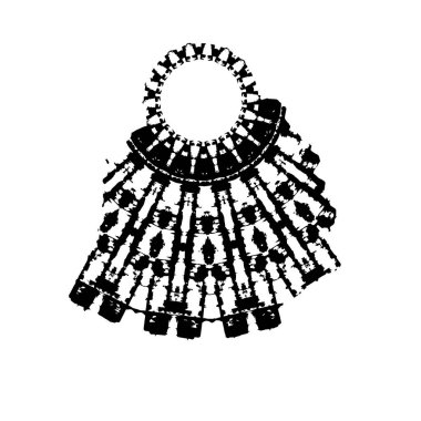 soyut siyah ve beyaz grunge şablonu, vektör illüstrasyonu