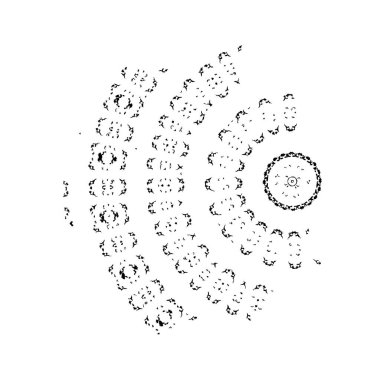 soyut siyah ve beyaz grunge şablonu, vektör illüstrasyonu