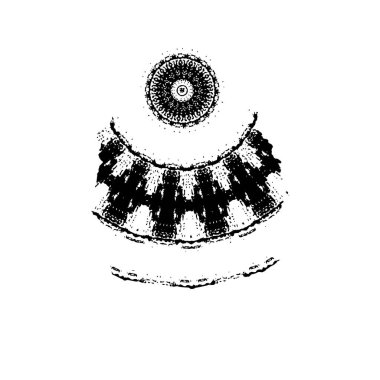 soyut siyah ve beyaz grunge şablonu, vektör illüstrasyonu