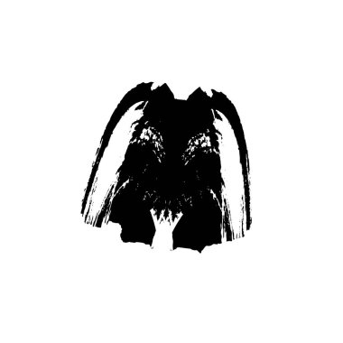 soyut siyah ve beyaz grunge şablonu, vektör illüstrasyonu