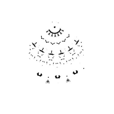 soyut siyah ve beyaz grunge şablonu, vektör illüstrasyonu