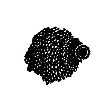 soyut siyah ve beyaz grunge şablonu, vektör illüstrasyonu